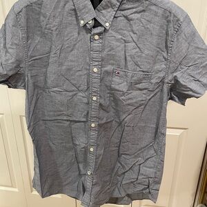 Tommy Hilfiger Blue Casual Button-Down Shirt